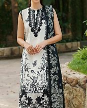 Asifa N Nabeel White Viscose Suit- Pakistani Winter Dress