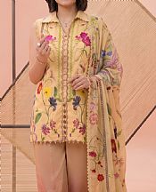 Sand Gold Lawn Suit