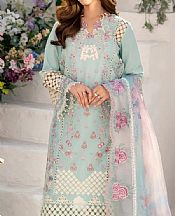 Asifa N Nabeel Summer Green Lawn Suit- Pakistani Lawn Dress