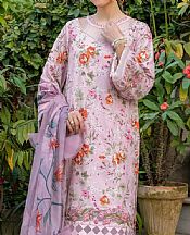 Asifa N Nabeel Light Pink Lawn Suit- Pakistani Designer Lawn Suits