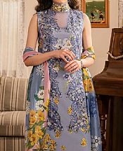 Asifa N Nabeel Lavender Lawn Suit- Pakistani Lawn Dress