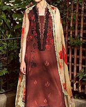 Sanguine Brown Lawn Suit