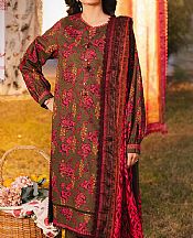 Asim Jofa Green Lawn Suit- Pakistani Lawn Dress