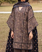 Asim Jofa Warm Grey Lawn Suit- Pakistani Designer Lawn Suits