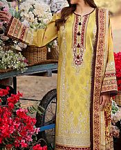 Asim Jofa Lime Green Lawn Suit- Pakistani Designer Lawn Suits