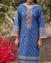 Asim Jofa Bright Blue Lawn Suit- Pakistani Lawn Dress