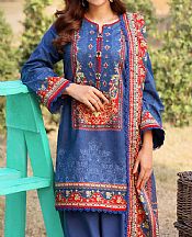 Asim Jofa Blue Lawn Suit- Pakistani Lawn Dress