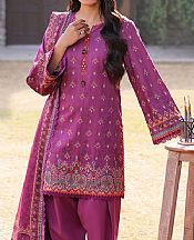 Asim Jofa Purple Lawn Suit- Pakistani Designer Lawn Suits