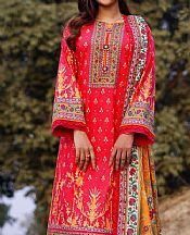 Asim Jofa Hot Pink Lawn Suit- Pakistani Designer Lawn Suits