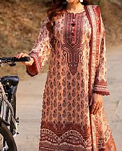 Asim Jofa Brown Lawn Suit- Pakistani Designer Lawn Suits