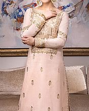 Asim Jofa Ivory Raw Silk Kurti- Pakistani Designer Chiffon Suit