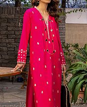 Hot Pink Jacquard Kurti- Pakistani Designer Lawn Dress