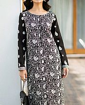 Asim Jofa Black Cambric Suit (2 Pcs)- Pakistani Lawn Dress