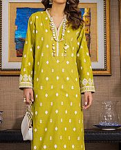 Lime Green Cambric Suit (2 Pcs)- Pakistani Lawn Dress