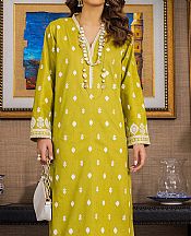 Lime Green Cambric Suit (2 Pcs)- Pakistani Lawn Dress