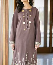 Espresso Brown Cambric Suit (2 Pcs)- Pakistani Lawn Dress