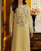 Cream Cambric Suit (2 Pcs)- Pakistani Designer Lawn Dress