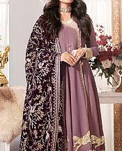 Asim Jofa Tea Rose Chiffon Suit- Pakistani Designer Chiffon Suit