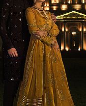 Orange Chiffon Suit- Pakistani Chiffon Dress