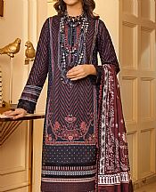 Asim Jofa Black Lawn Suit- Pakistani Lawn Dress
