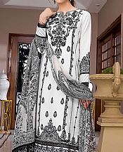 White Cambric Suit- Pakistani Designer Lawn Dress