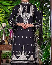Black Cambric Suit- Pakistani Designer Lawn Dress