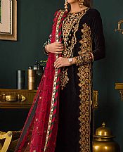 Black Velvet Suit- Pakistani Winter Clothing