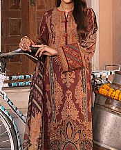 Asim Jofa Wine Berry Lawn Suit- Pakistani Lawn Dress