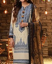 Asim Jofa Ivory Cambric Suit- Pakistani Designer Lawn Suits