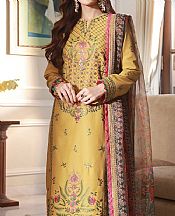 Asim Jofa Mustard Cambric Suit- Pakistani Lawn Dress