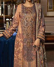 Asim Jofa Peach Karandi Suit- Pakistani Winter Clothing