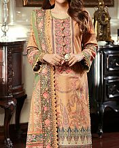 Asim Jofa Sand Gold Karandi Suit- Pakistani Winter Dress