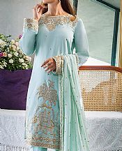 Light Turquoise Lawn Suit- Pakistani Lawn Dress