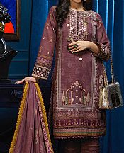 Asim Jofa Tea Rose Khaddar Suit- Pakistani Winter Clothing