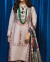 Lilac Karandi Suit- Pakistani Winter Clothing
