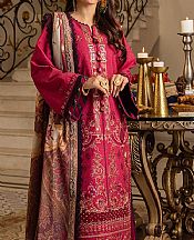 Asim Jofa Hot Pink Karandi Suit- Pakistani Winter Dress