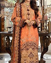 Asim Jofa Coral Khaddar Suit- Pakistani Winter Dress