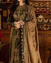 Asim Jofa Basil Green Slub Suit- Pakistani Winter Clothing