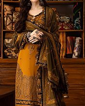 Asim Jofa Mustard Slub Suit- Pakistani Winter Clothing