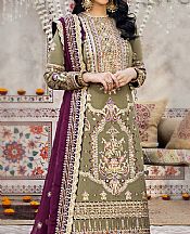 Asim Jofa Pistachio Green Lawn Suit- Pakistani Designer Lawn Suits