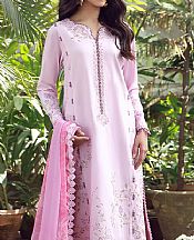 Asim Jofa Light Pink Cambric Suit- Pakistani Designer Lawn Suits