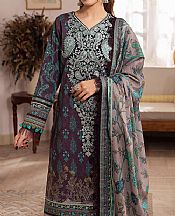 Asim Jofa Plum Cambric Suit- Pakistani Winter Dress