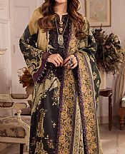 Asim Jofa Black Cambric Suit- Pakistani Winter Dress