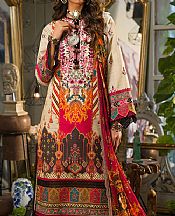 Tan Lawn Suit (2 Pcs)- Pakistani Designer Lawn Dress