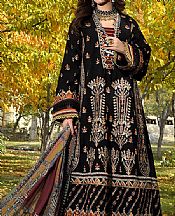 Asim Jofa Black Jacquard Suit- Pakistani Lawn Dress