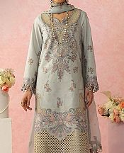 Asim Jofa Grey Lawn Suit- Pakistani Lawn Dress