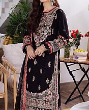Asim Jofa Black Lawn Suit- Pakistani Lawn Dress