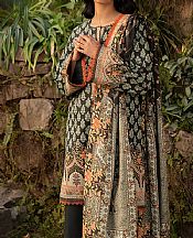 Asim Jofa Charcoal Khaddar Suit- Pakistani Winter Dress
