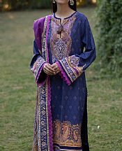 Asim Jofa Blue Viscose Suit- Pakistani Winter Clothing