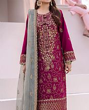 Asim Jofa Mulberry Silk Suit- Pakistani Designer Chiffon Suit